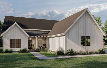 Modern Farmhouse House Plan #963-00476 Elevation Photo