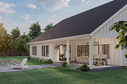 Modern Farmhouse House Plan #963-00476 Elevation Photo