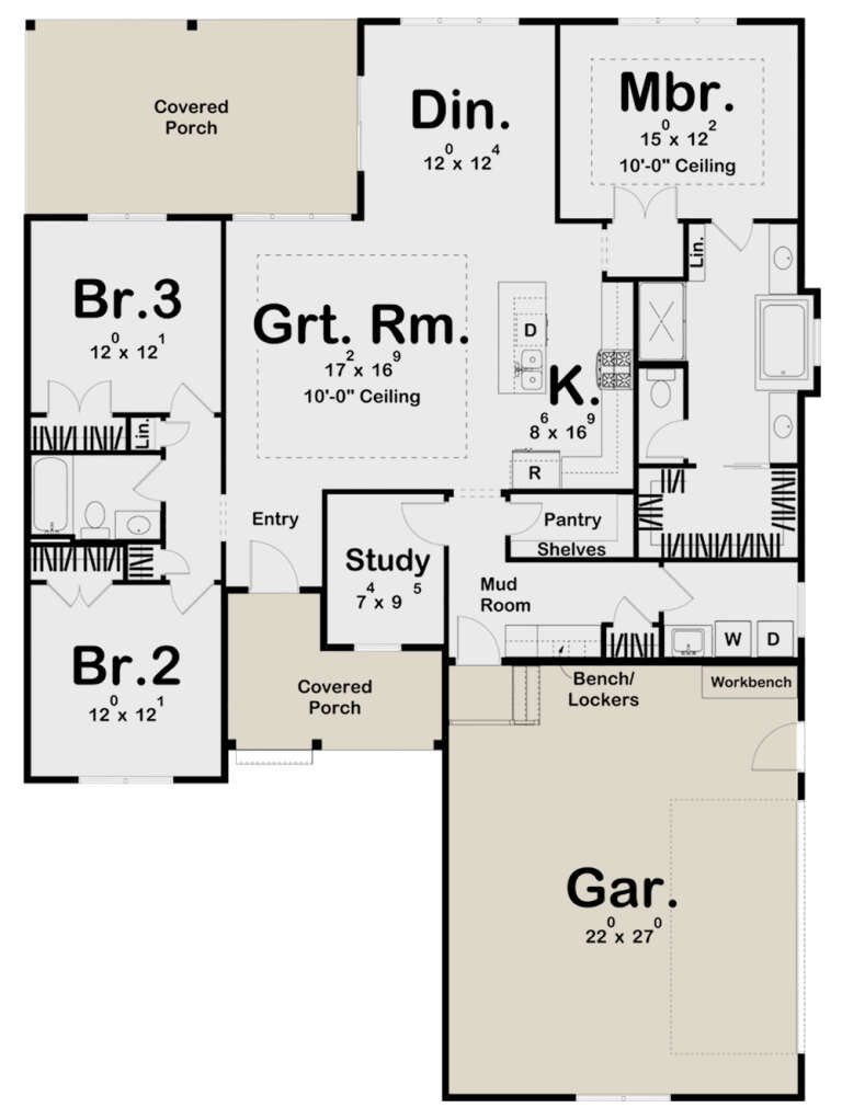 House Plan House Plan #25129 Drawing 1