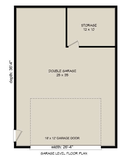 Garage for House Plan #940-00284