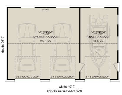 Garage for House Plan #940-00286