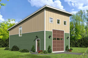 Modern House Plan #940-00289 Elevation Photo