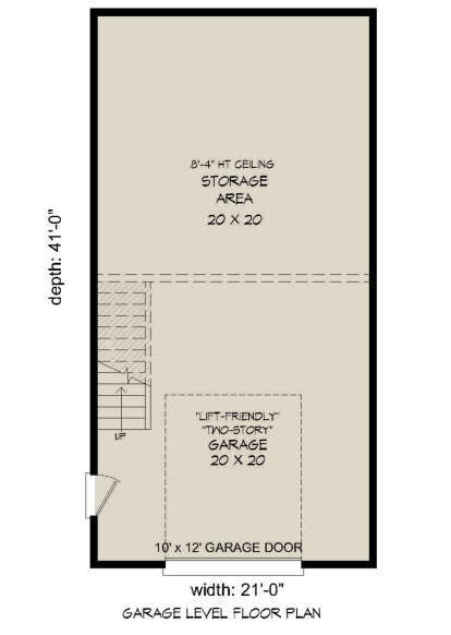 Garage for House Plan #940-00289