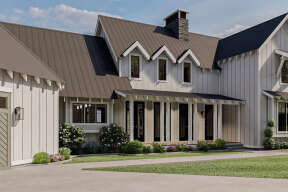 Modern Farmhouse House Plan #963-00477 Elevation Photo