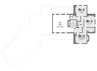 Second Floor for House Plan #963-00477