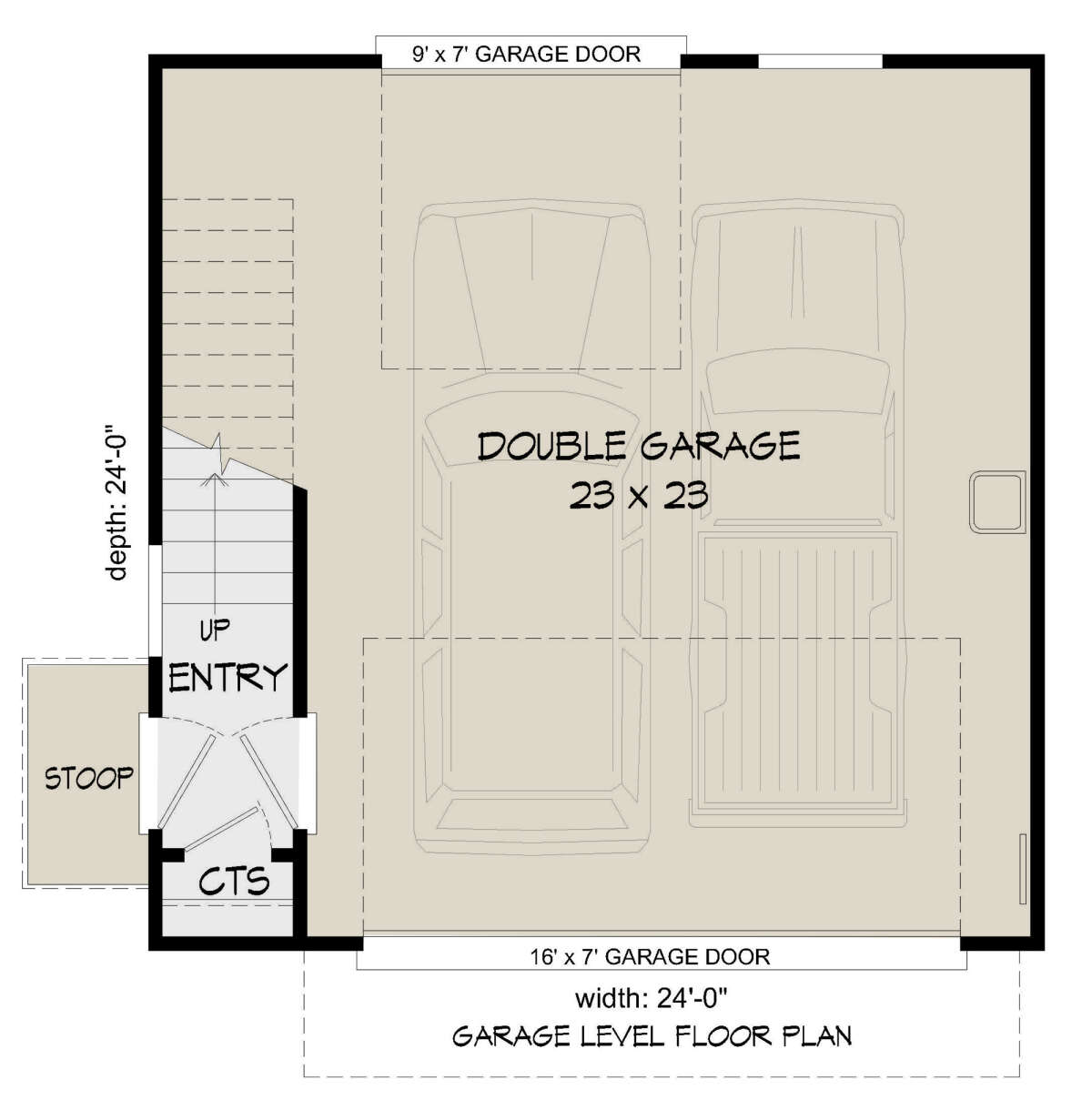 Garage for House Plan #940-00290