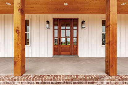 Modern Farmhouse House Plan #4534-00045 Build Photo