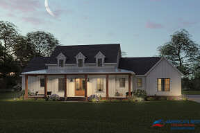 Modern Farmhouse House Plan #4534-00045 Elevation Photo