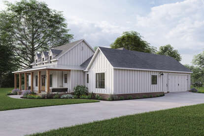 Modern Farmhouse House Plan #4534-00045 Elevation Photo