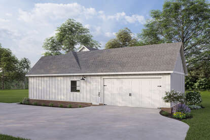 Modern Farmhouse House Plan #4534-00045 Elevation Photo