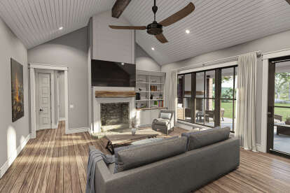 Modern Farmhouse House Plan #4534-00045 Additional Photo