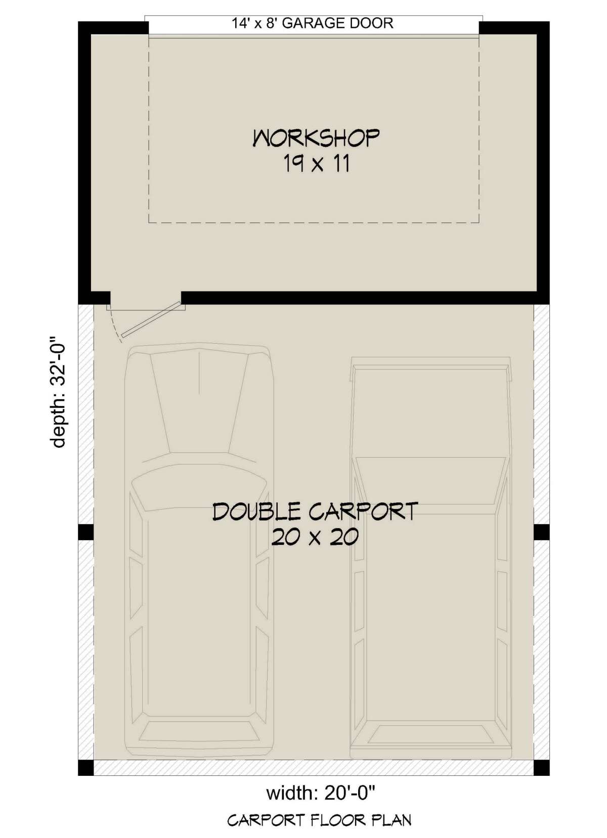 Carport for House Plan #940-00293