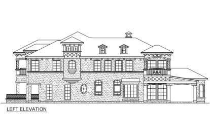 Mediterranean House Plan #5445-00436 Elevation Photo