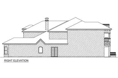 Mediterranean House Plan #5445-00436 Elevation Photo