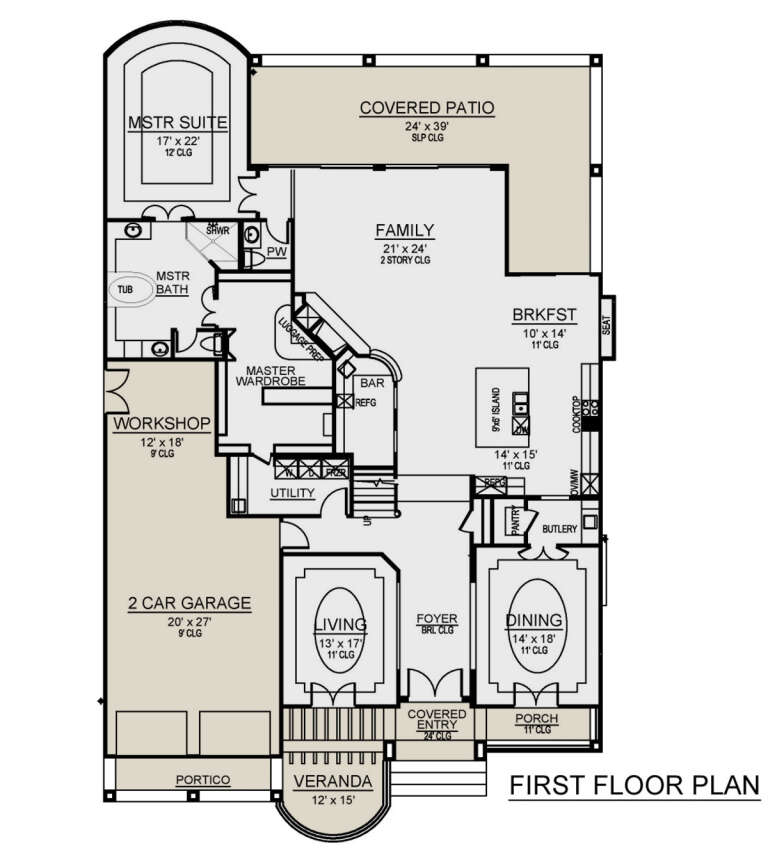 House Plan House Plan #25146 Drawing 1