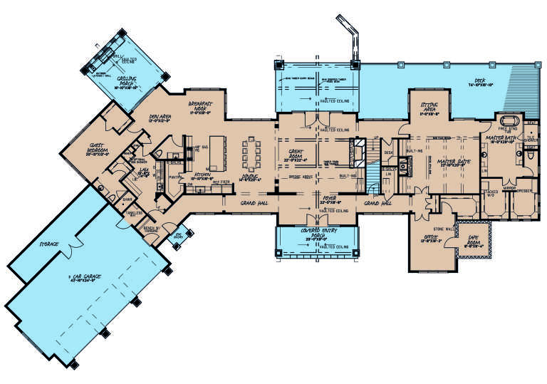 House Plan House Plan #25149 Drawing 1