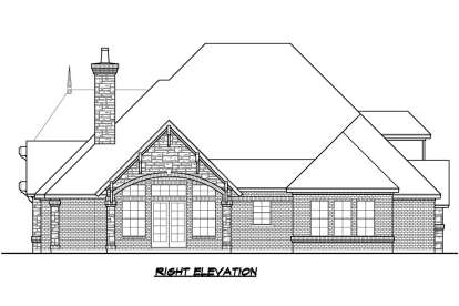 French Country House Plan #5445-00439 Elevation Photo