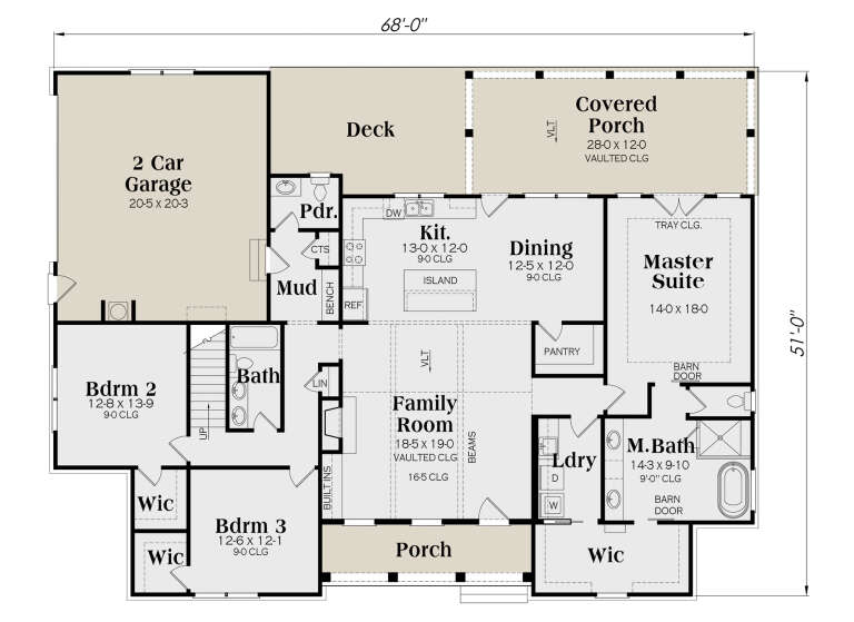 House Plan House Plan #25153 Drawing 1