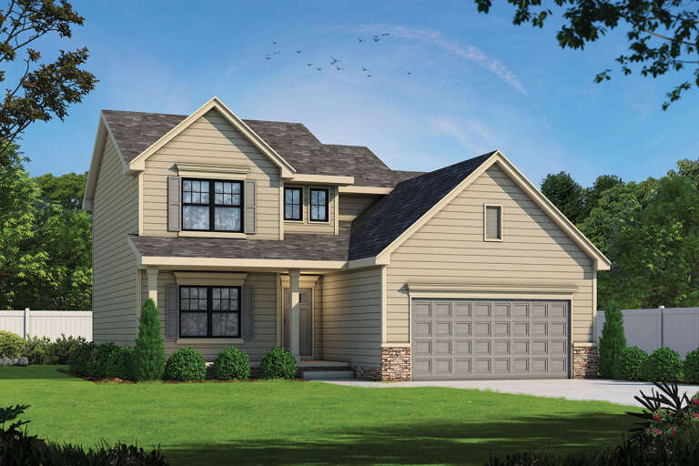 House Plan House Plan #25155 Front Elevation 
