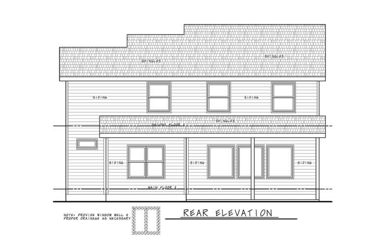 Traditional House Plan #402-01681 Elevation Photo