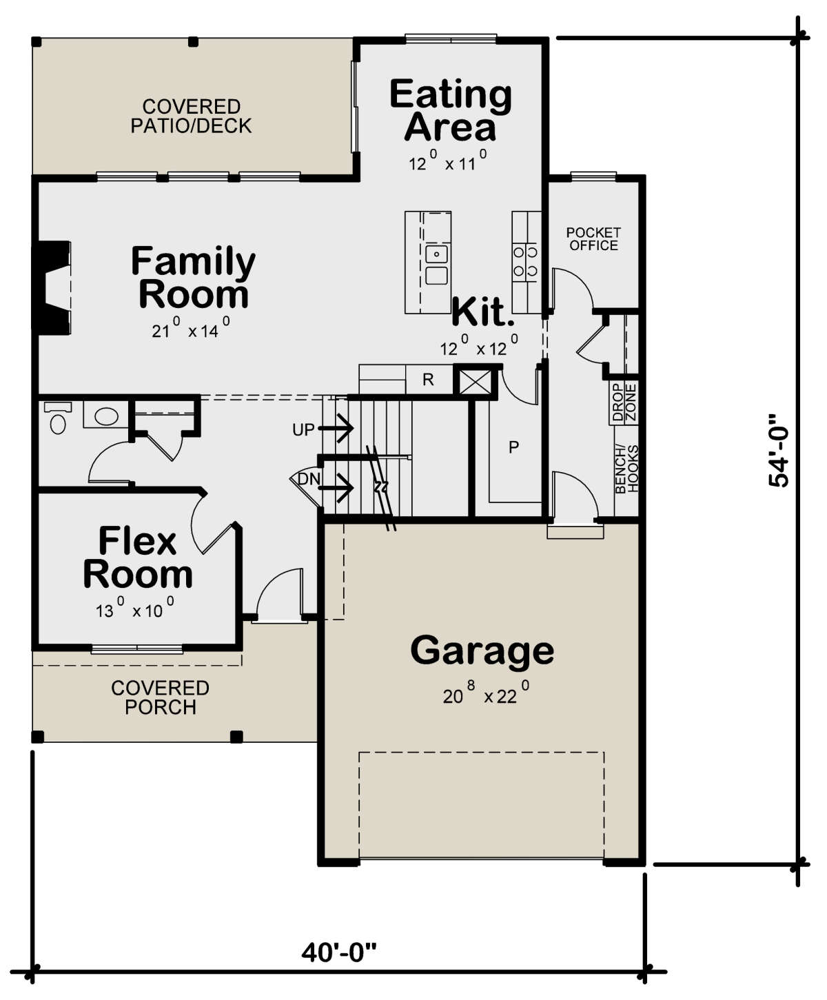 Main Floor for House Plan #402-01681