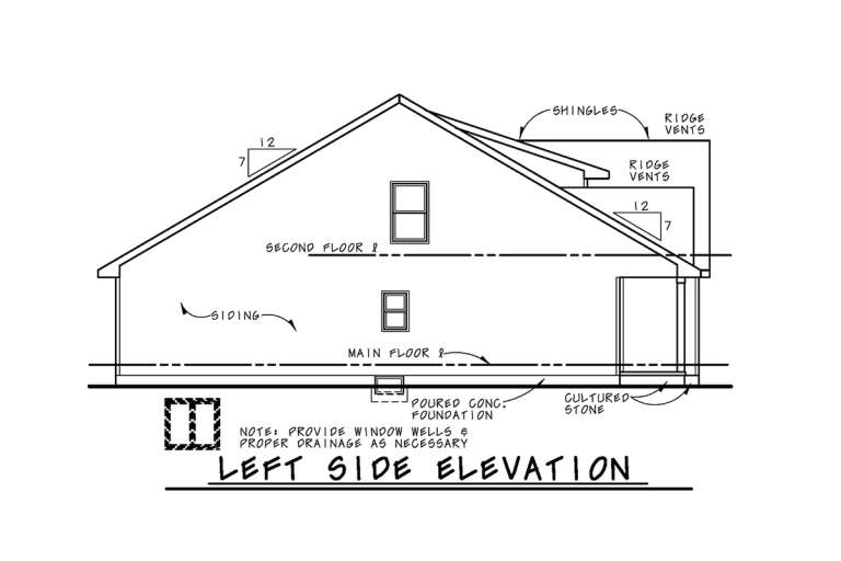 Craftsman House Plan #402-01682 Elevation Photo