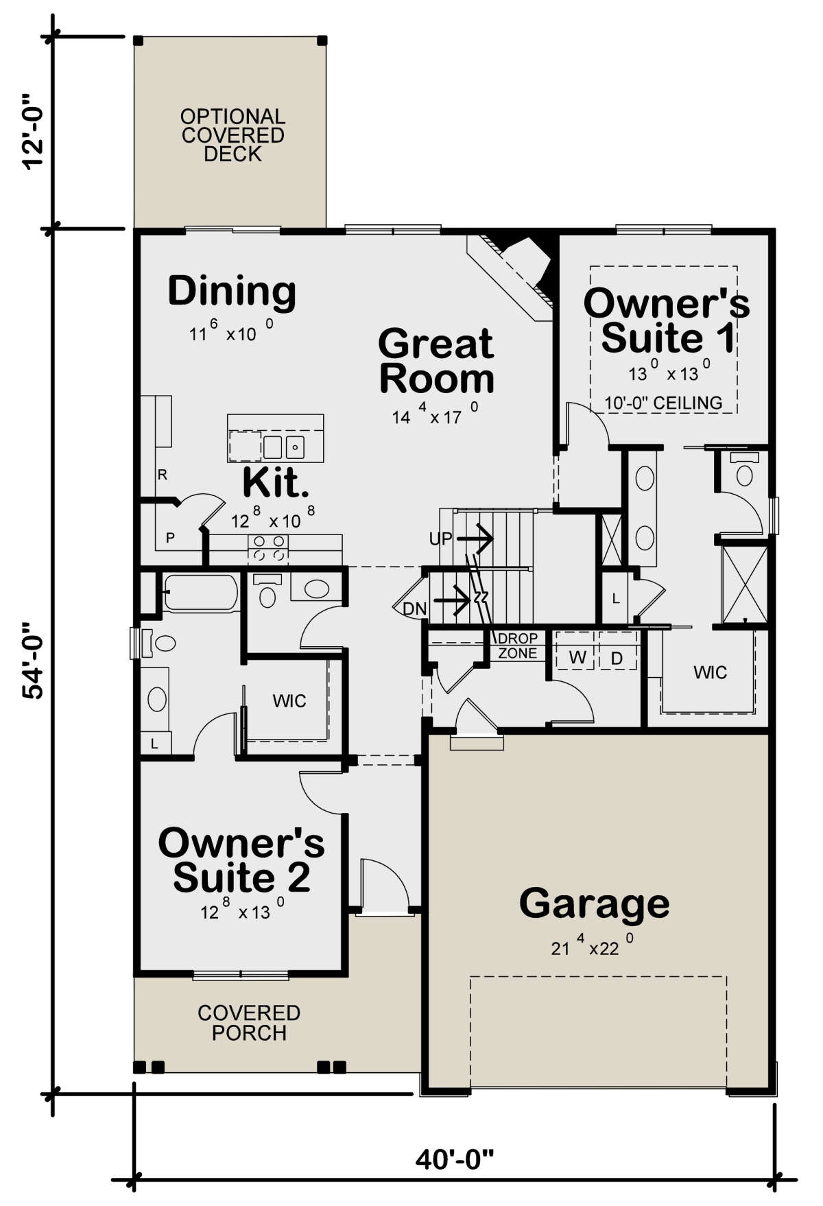 Main Floor for House Plan #402-01682