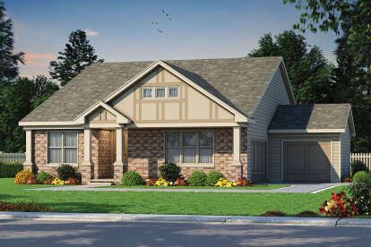 Craftsman House Plan #402-01683 Elevation Photo