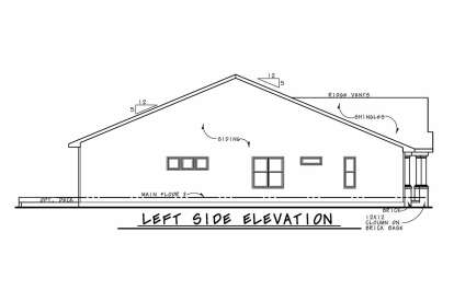 Craftsman House Plan #402-01683 Elevation Photo