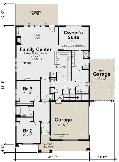 Main Floor for House Plan #402-01683