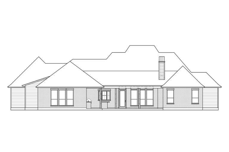 Southern House Plan #4534-00046 Elevation Photo