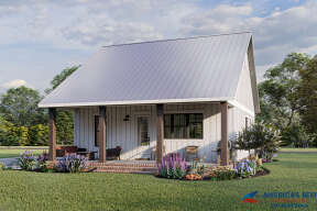 Modern Farmhouse House Plan #041-00239 Elevation Photo