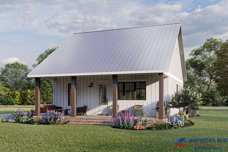 Modern Farmhouse House Plan #041-00239 Elevation Photo
