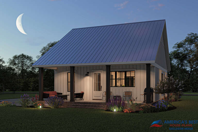 Modern Farmhouse House Plan #041-00239 Elevation Photo