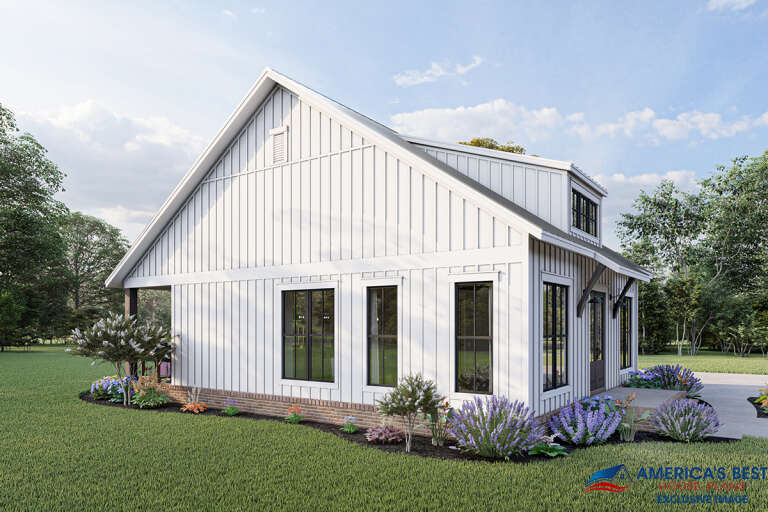 Modern Farmhouse House Plan #041-00239 Elevation Photo
