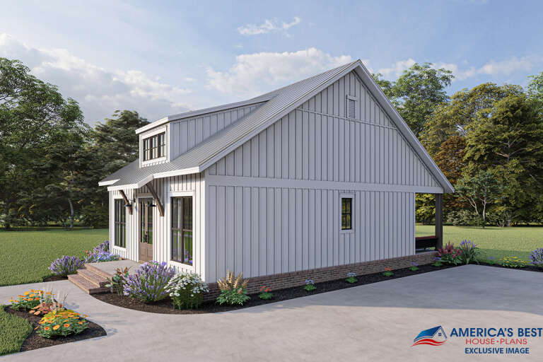 Modern Farmhouse House Plan #041-00239 Elevation Photo