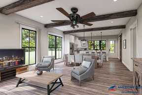 Modern Farmhouse House Plan #041-00239 Additional Photo