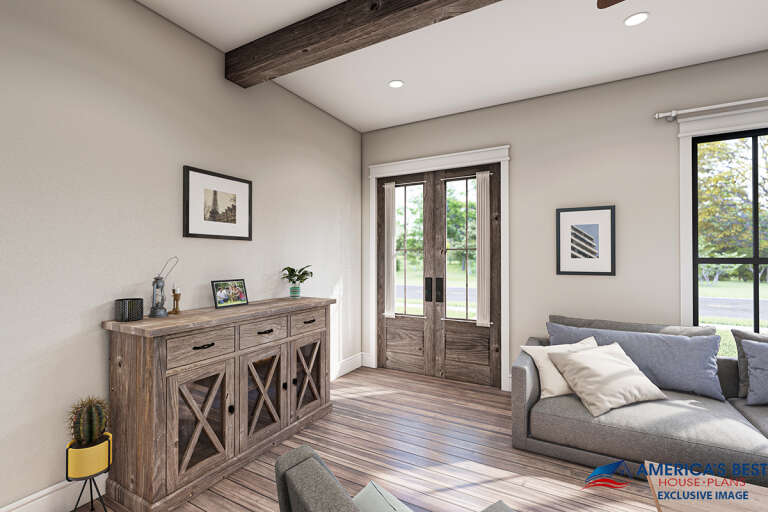Modern Farmhouse House Plan #041-00239 Additional Photo