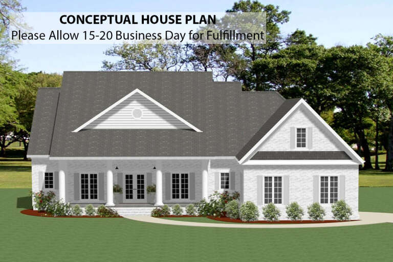 House Plan House Plan #25160 Front Elevation