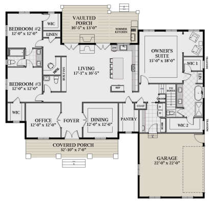 Main Floor for House Plan #6849-00096