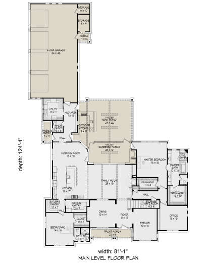 Main Floor for House Plan #940-00295