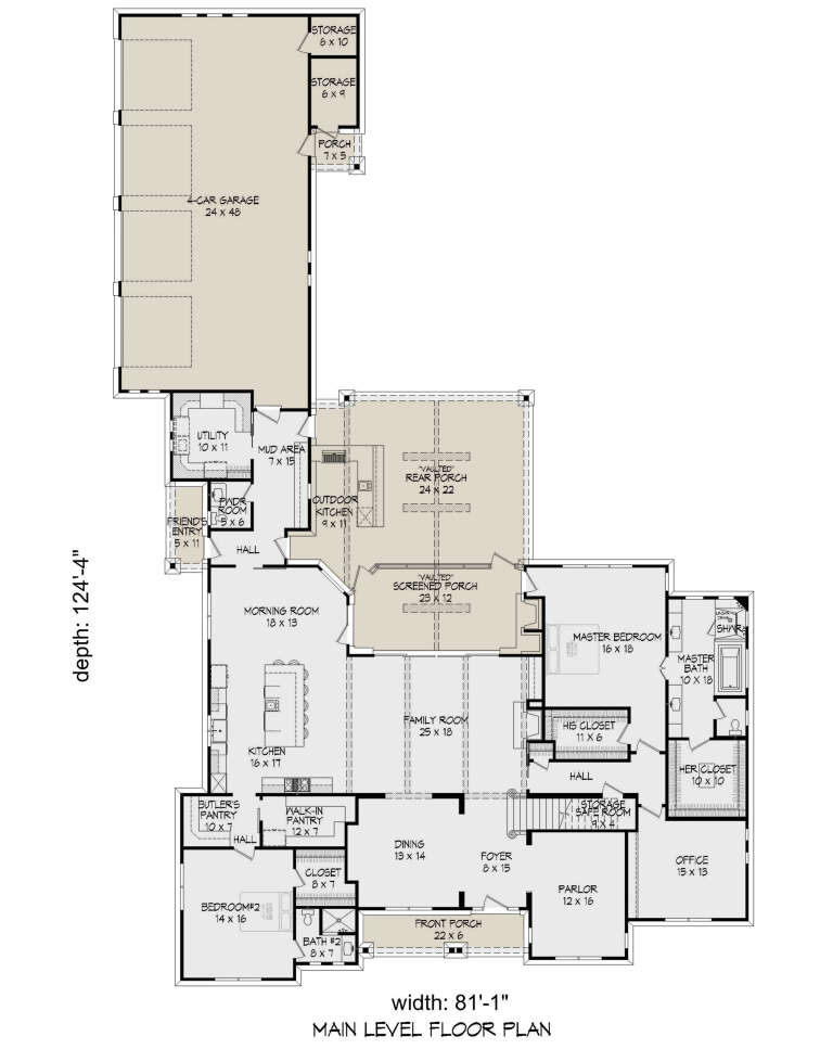 House Plan House Plan #25162 Drawing 1