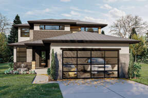 Modern House Plan #963-00479 Elevation Photo