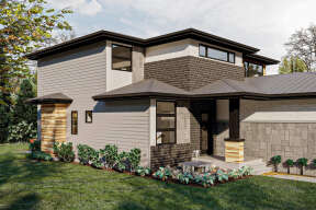 Modern House Plan #963-00479 Elevation Photo