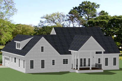 Colonial House Plan #6849-00097 Elevation Photo
