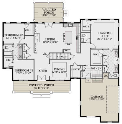 Main Floor for House Plan #6849-00097