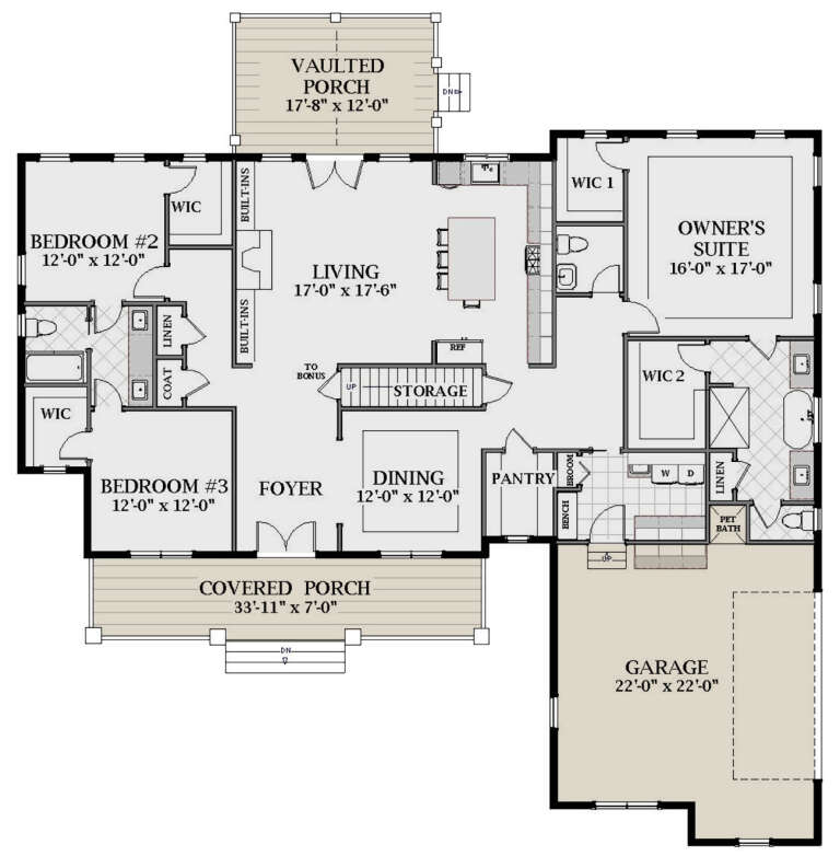 House Plan House Plan #25164 Drawing 1