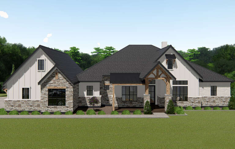 House Plan House Plan #25165 Front Elevation 