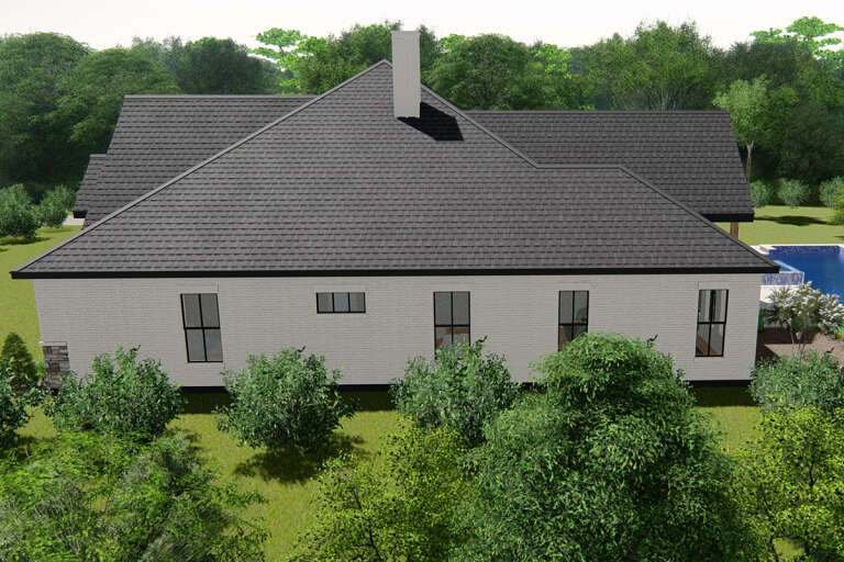 Modern Farmhouse House Plan #3571-00011 Elevation Photo