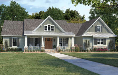 Craftsman House Plan #4534-00047 Elevation Photo